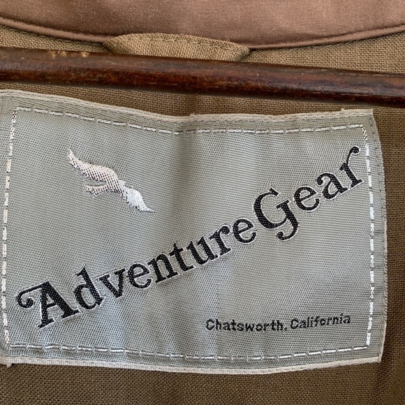 Adventure Gear Down Vest Tan Size XL Full Zip High Neck - Picture 6 of 13